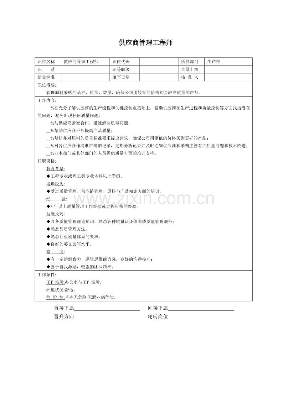 供应商管理工程师.doc_第1页