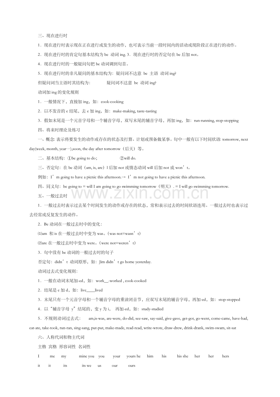 苏教版小学英语语法大全资料.doc_第2页