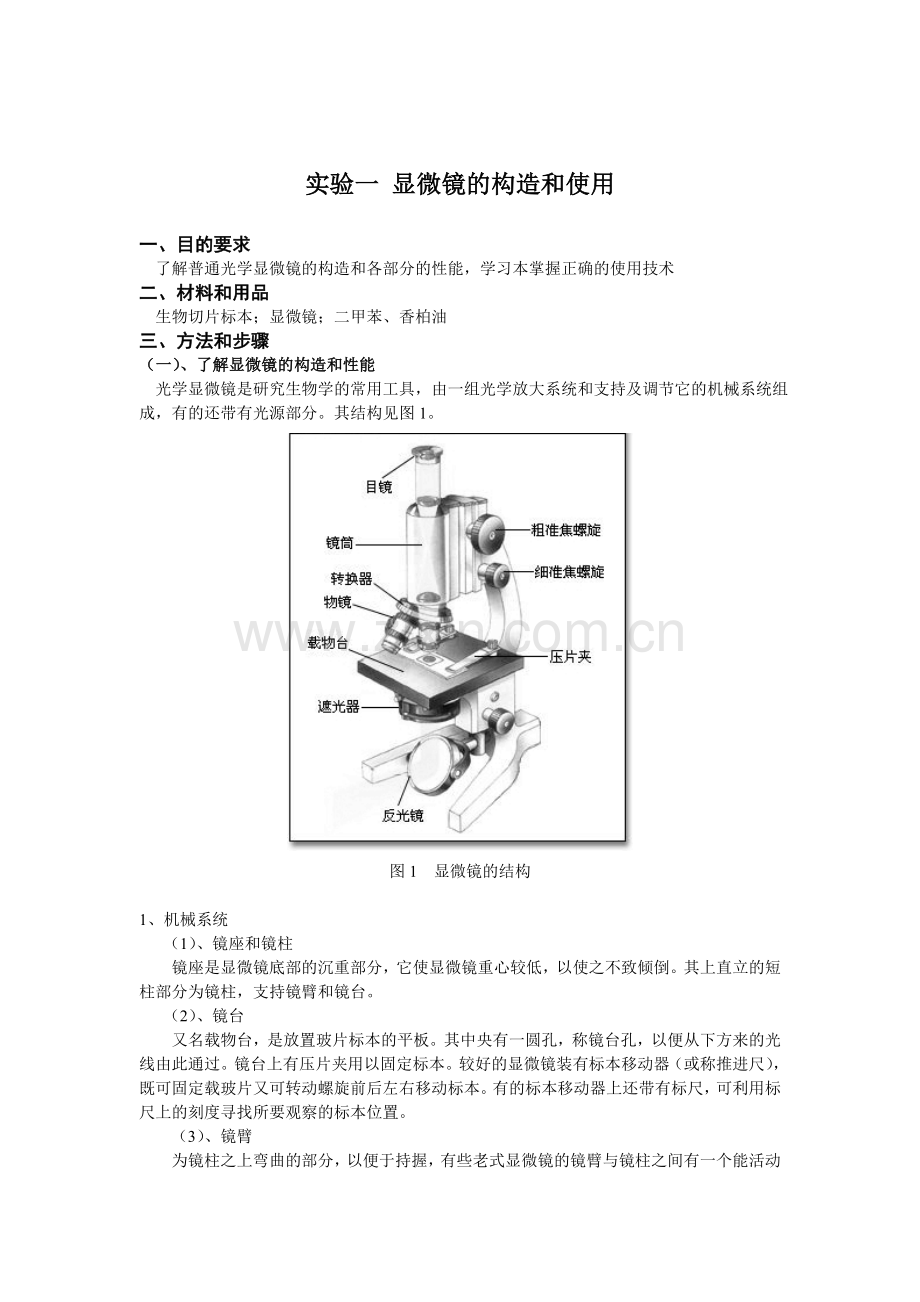 普通生物学实验整理全套.doc_第2页