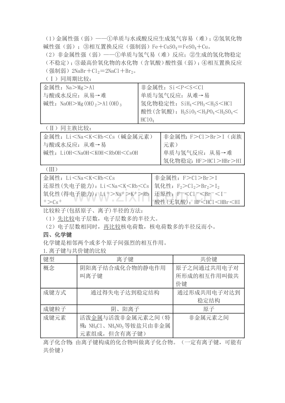 高中化学必修2知识点归纳总结.doc_第3页