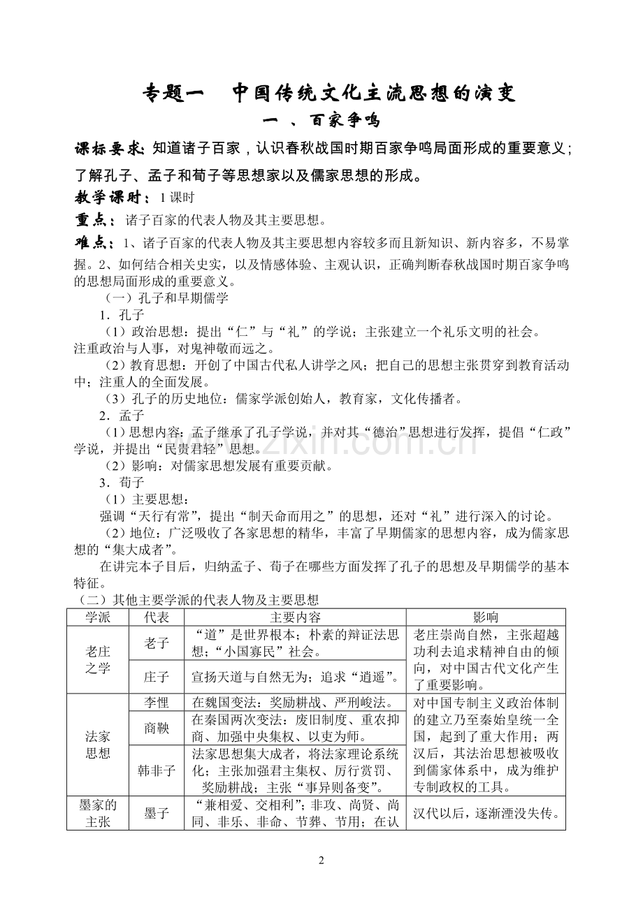 高中历史必修三教案(全套)(人民版必修3).doc_第2页