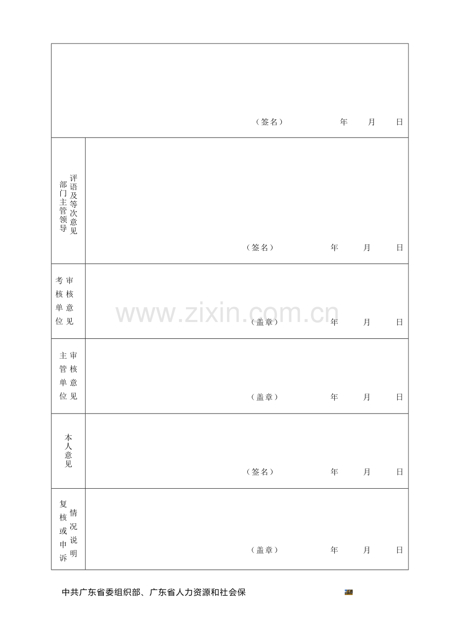 事业单位年度考核登记表(2017年度)含个人总结内容.doc_第2页