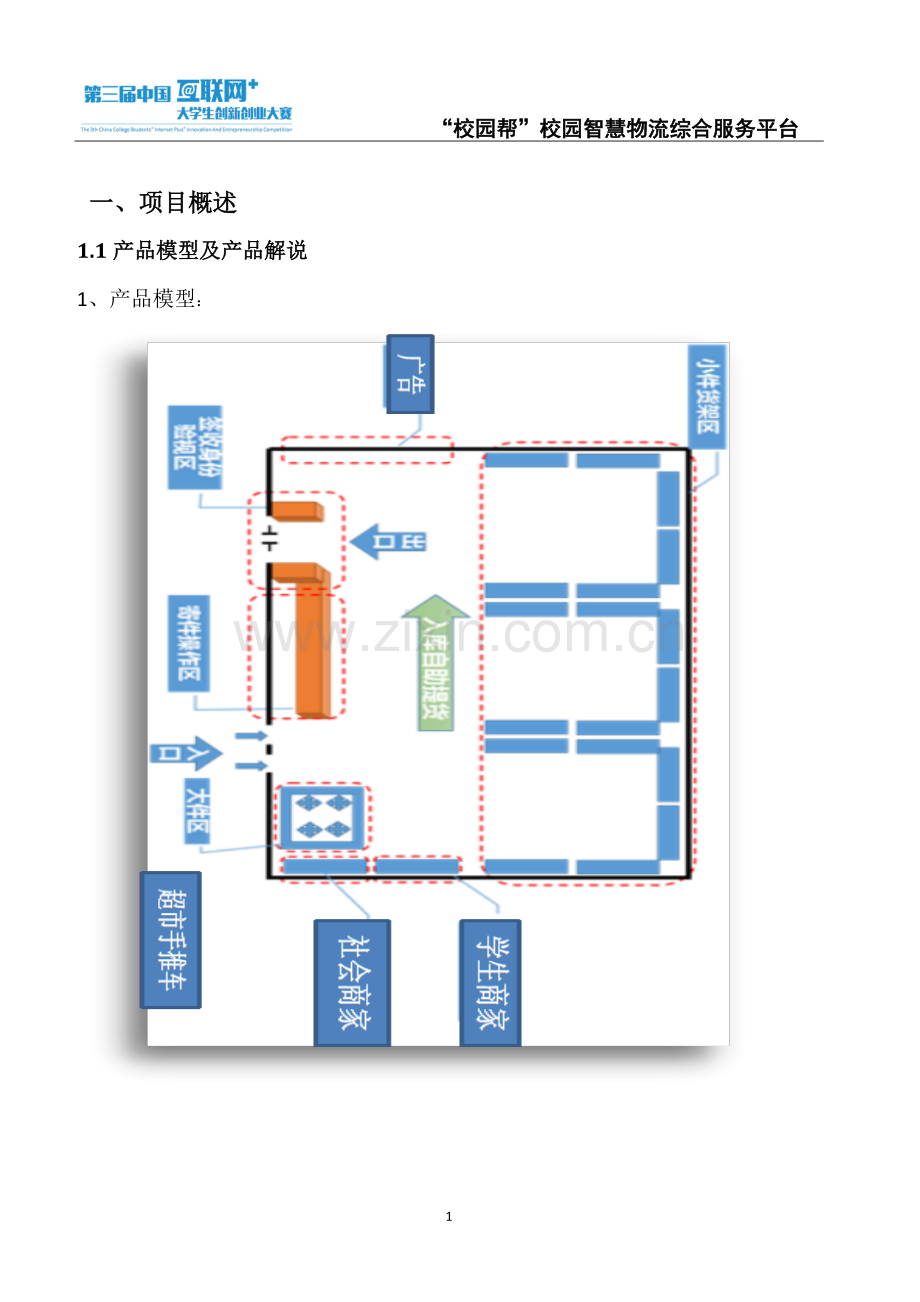 商业计划书-互联网+创新创业-校园帮智慧物流综合服务站.pdf_第3页