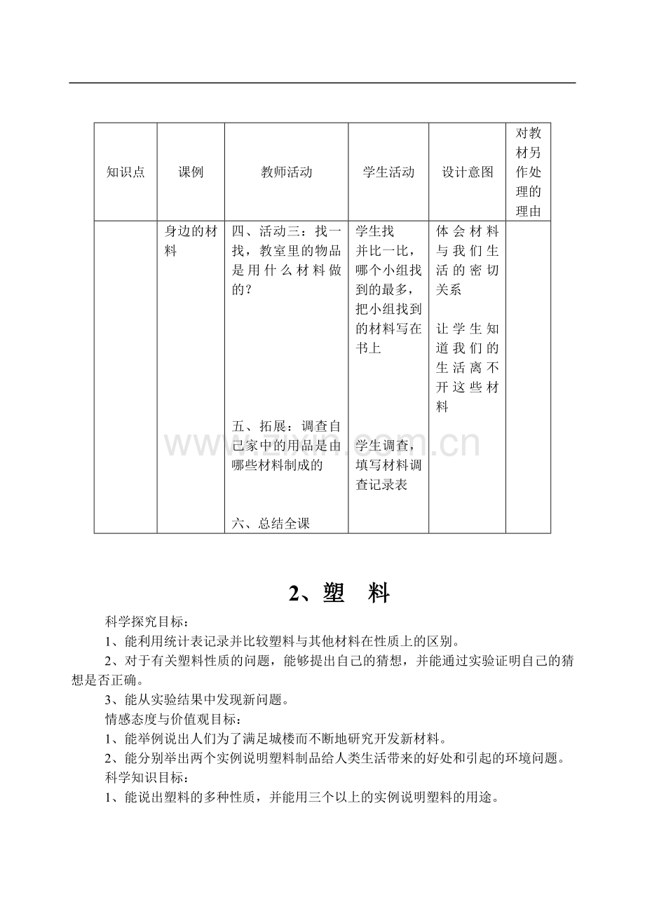 河北版小学科学三年级下册教案(冀教版).doc_第3页