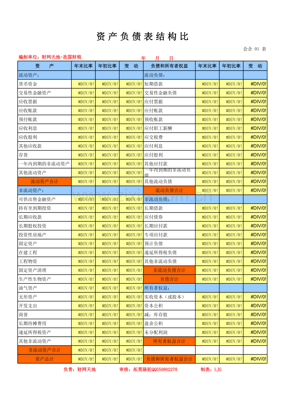 管理用财务报表模板(带释义和公式)V7公测版.xls_第3页