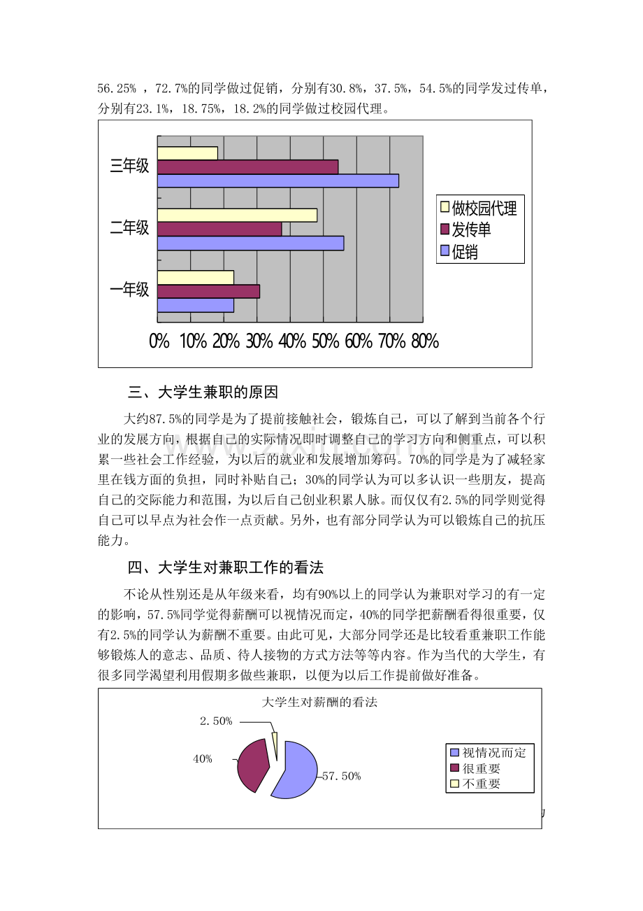 关于在校大学生的兼职情况的调查报告.doc_第3页