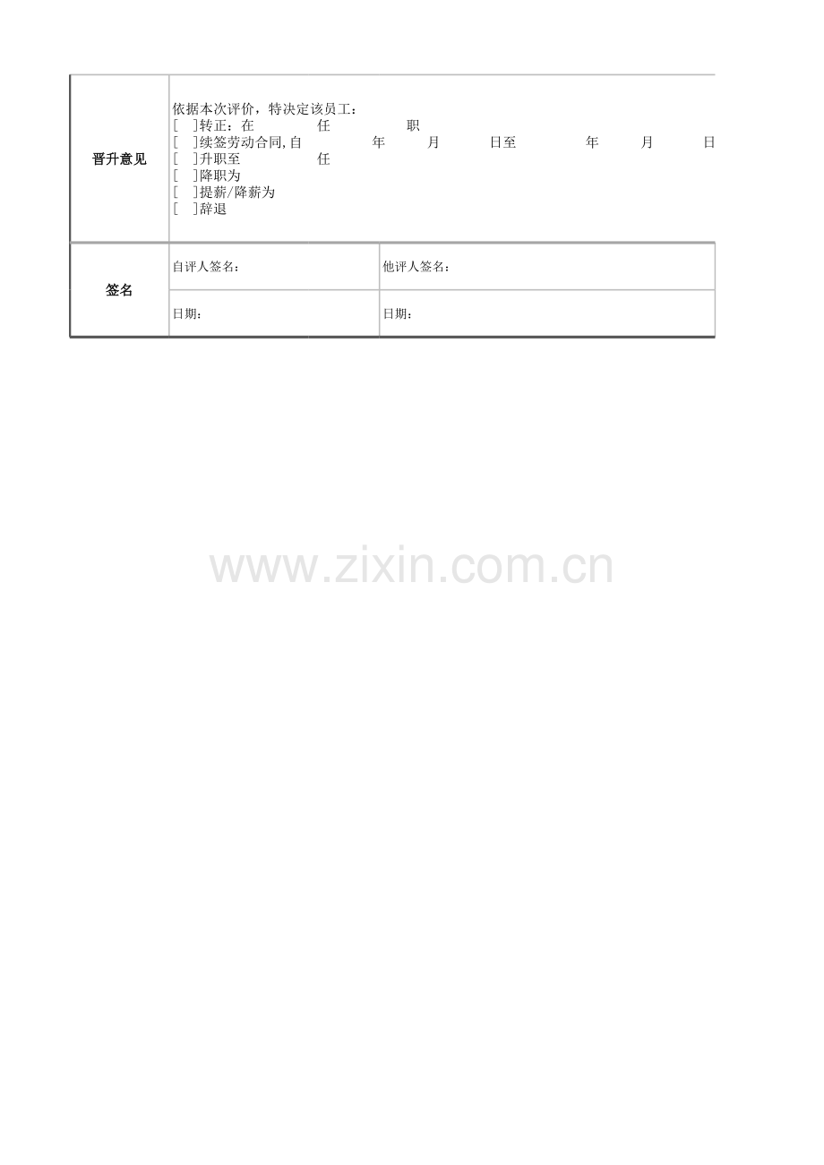 施工员绩效考核表Excel模板.xls_第3页