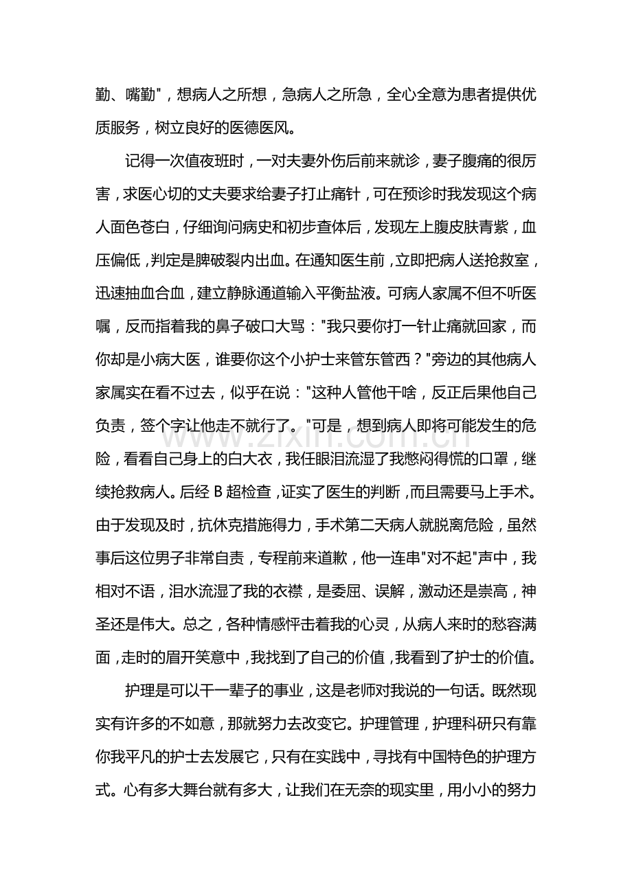 实习护士护理工作个人总结三篇.doc_第2页