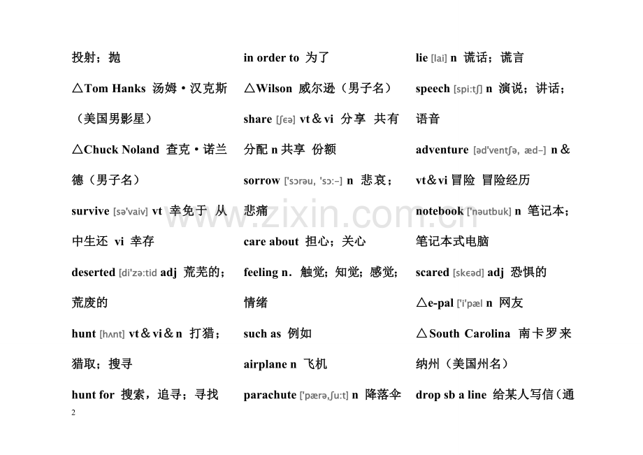 高中英语单词表带音标.doc_第2页