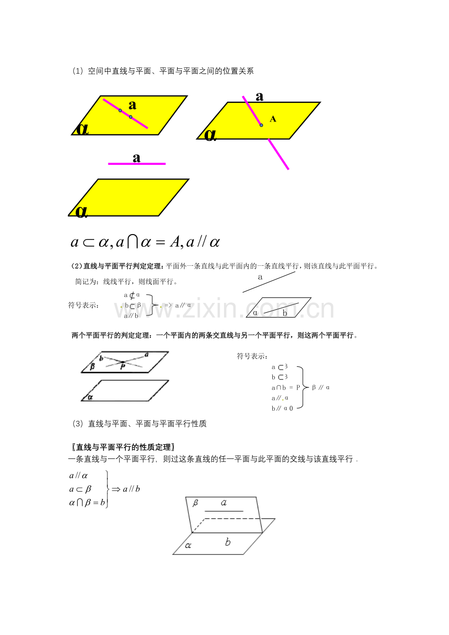 点线面位置关系知识点小结.doc_第2页