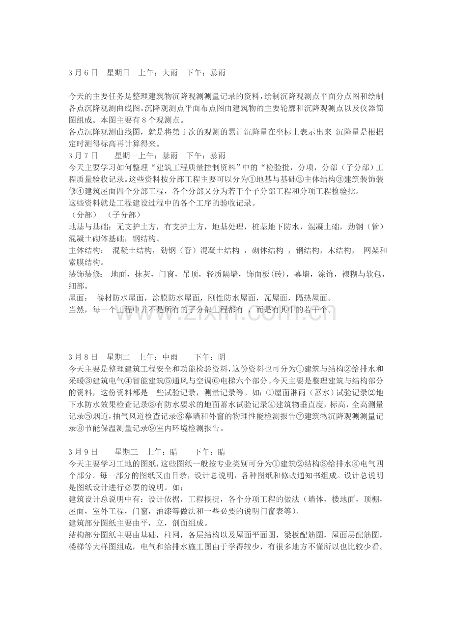 施工员实习日记汇总80篇[1].doc_第3页