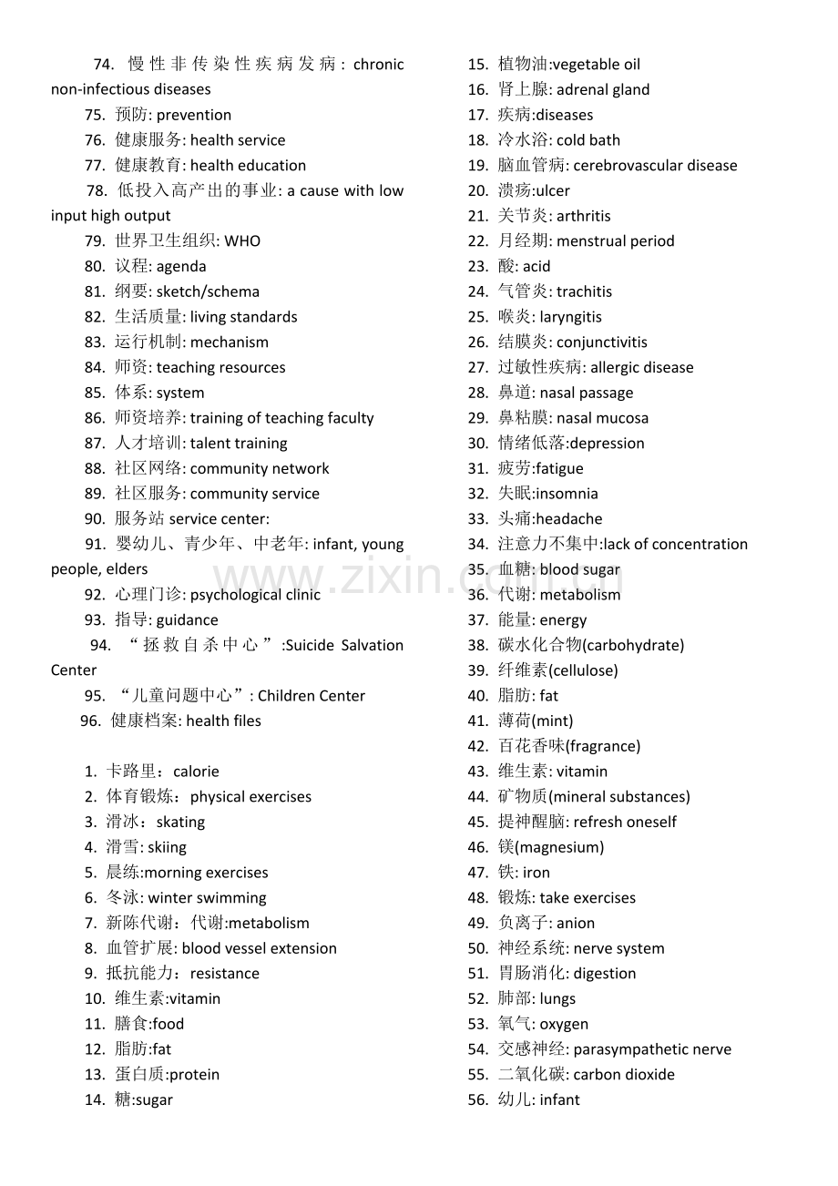 医学考博英语历年真题高频专业词汇.doc_第2页