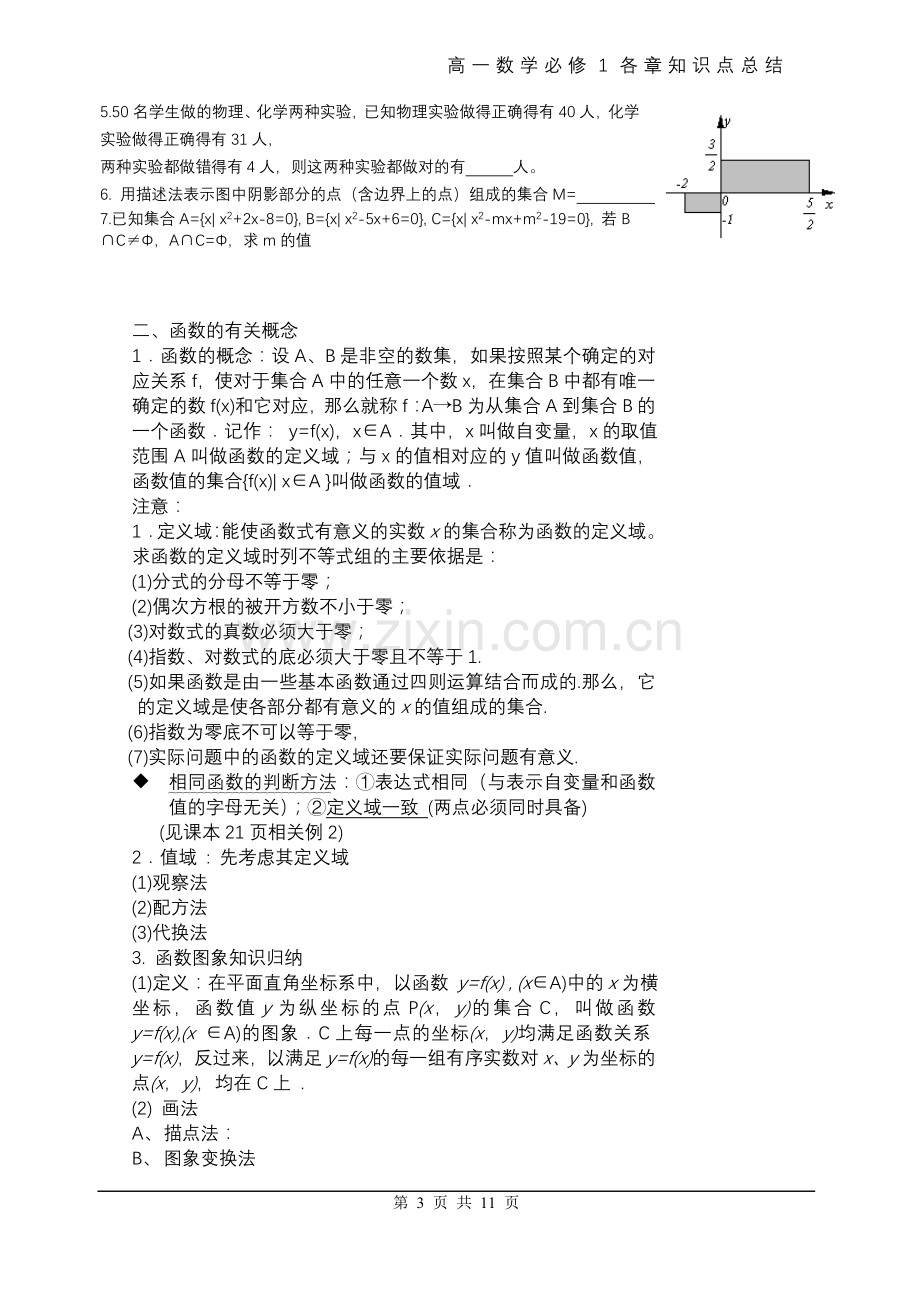 高一数学必修一各章知识点总结技巧归纳.doc_第3页