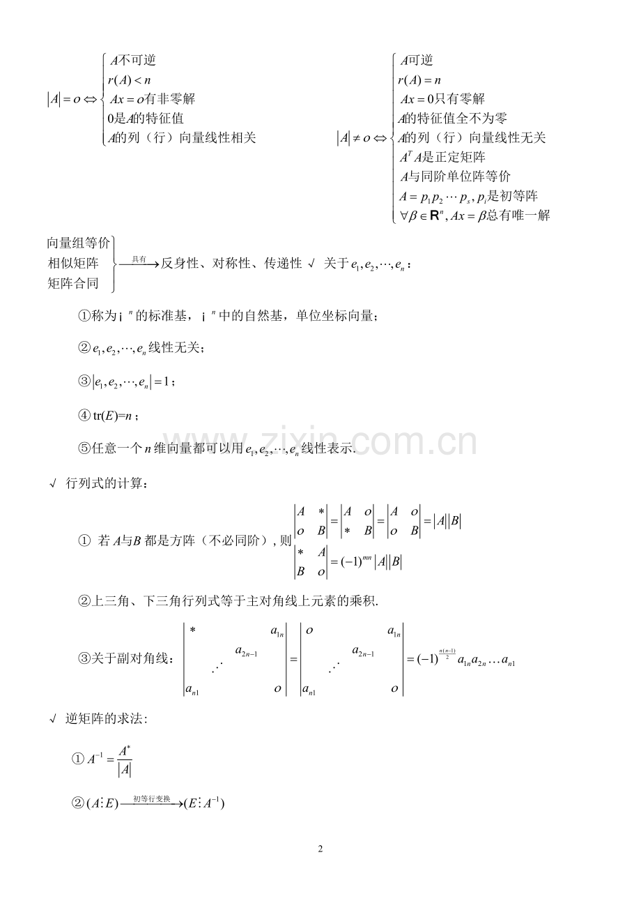 线代贴吧-线性代数超强总结.doc_第2页