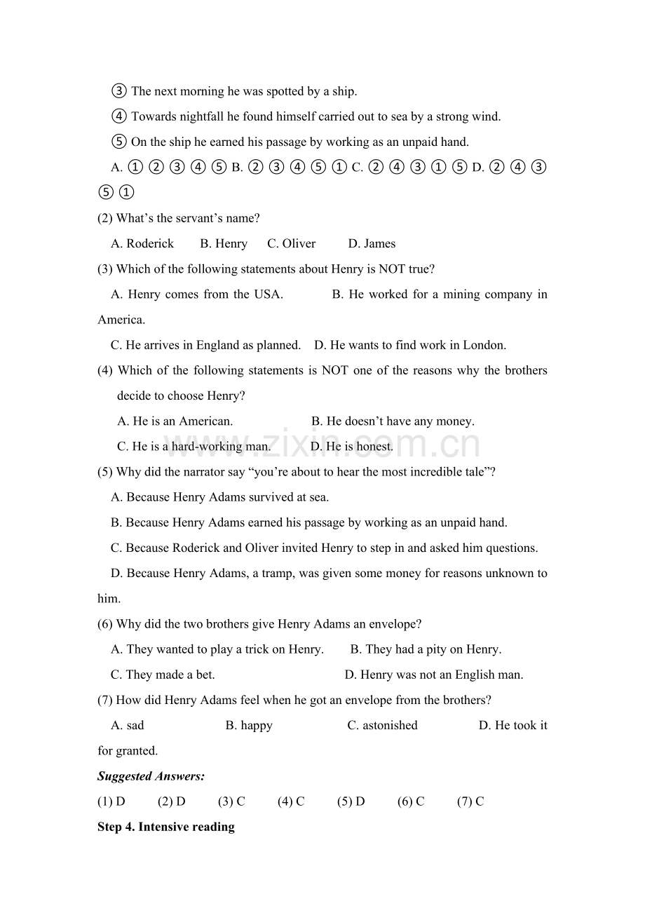 人教版高中英语必修三Unit3Reading教案高品质版.doc_第3页