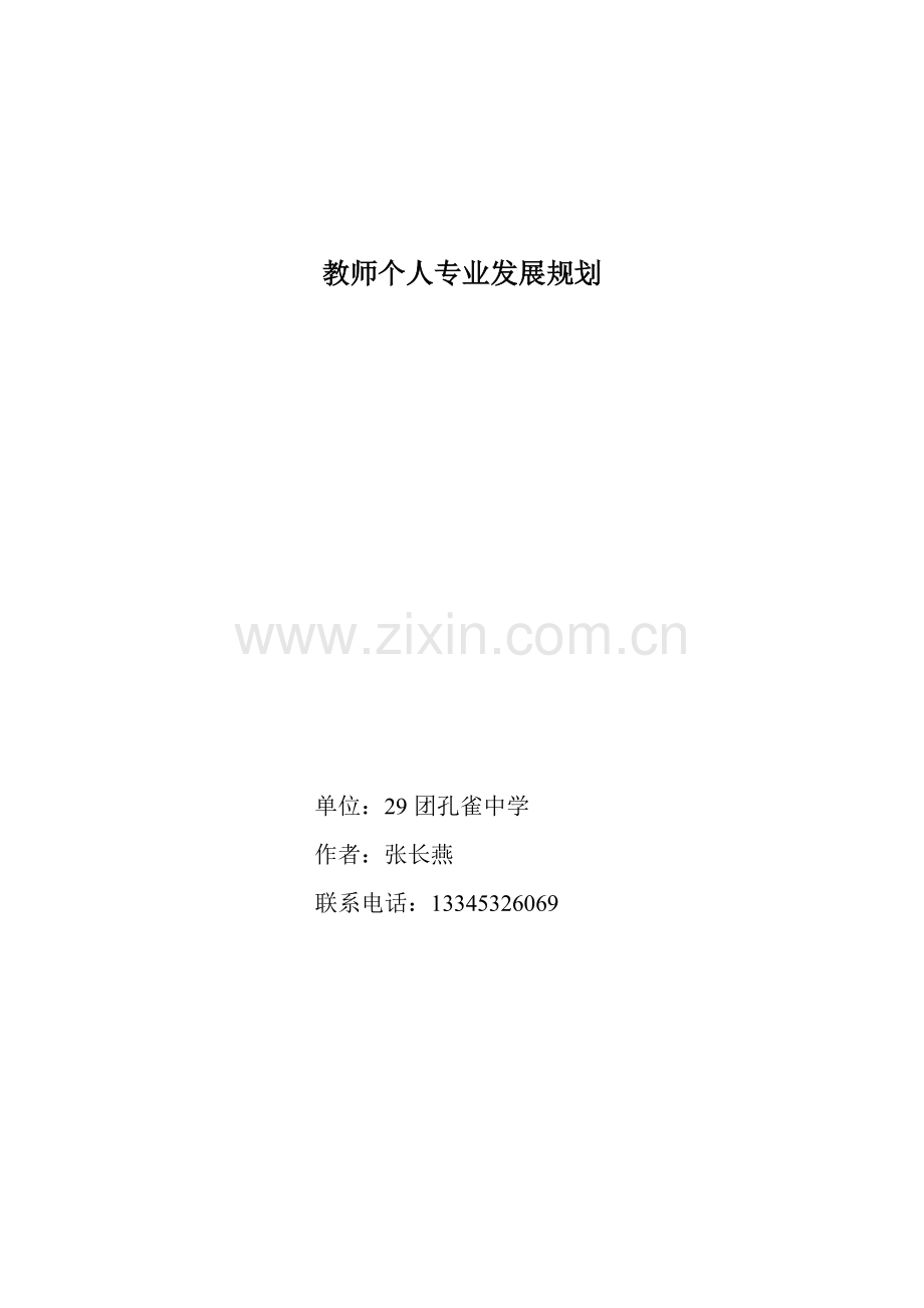 初中历史教师个人三年发展规划.doc_第3页