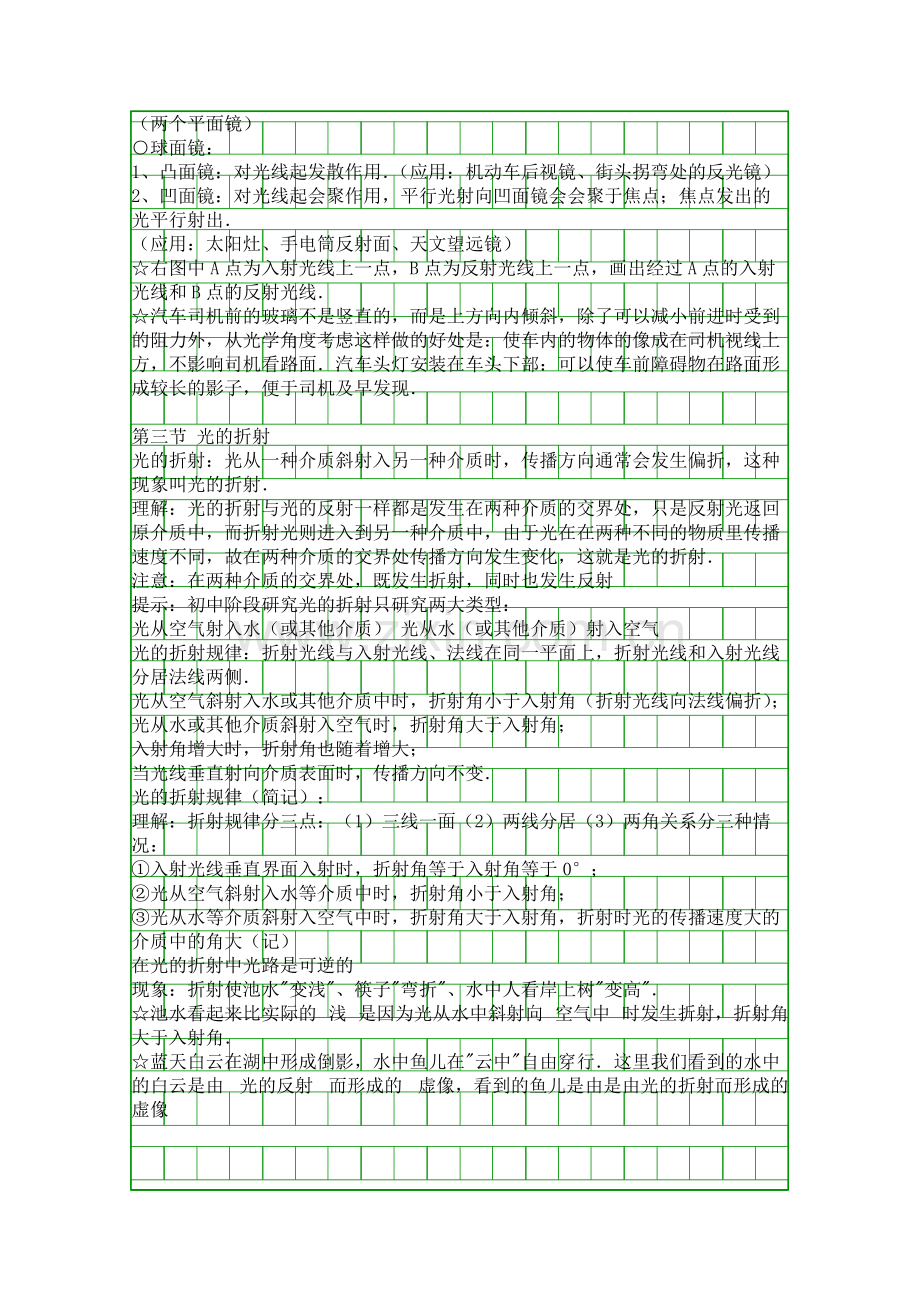 八年级物理上册第四章知识点总结151.pdf_第3页