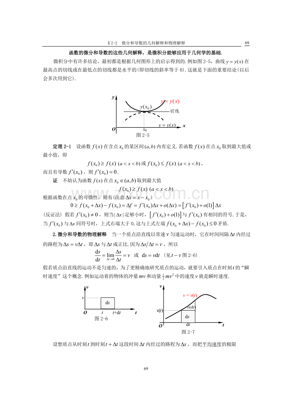 微分和导数的几何解释和物理解释.doc_第2页