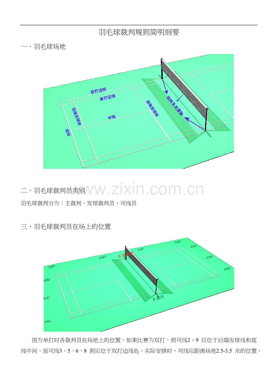 羽毛球裁判规则(图文并茂-新手善任).doc_第1页