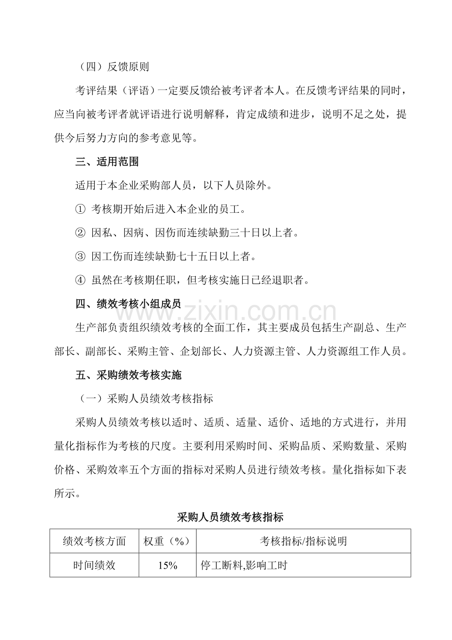 采购人员绩效考核实施方案.doc_第2页