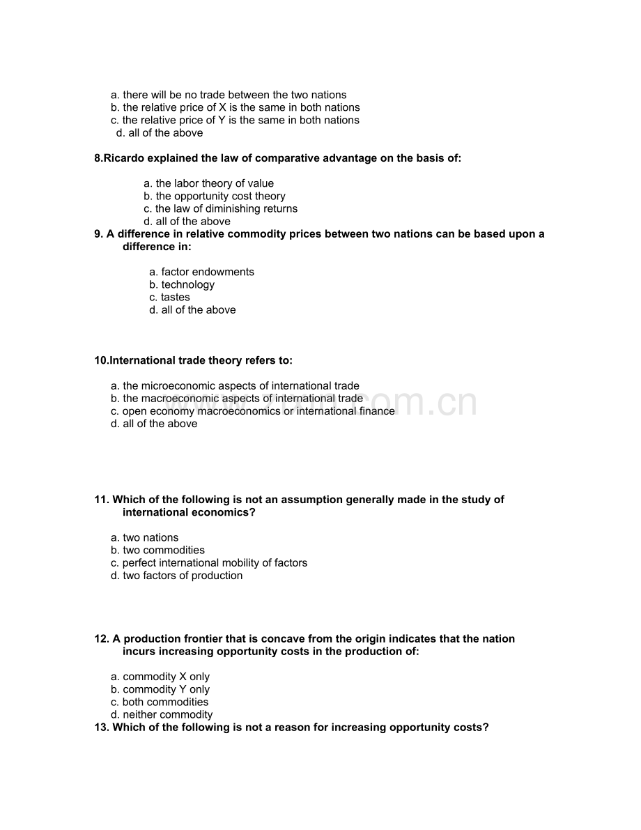 萨尔瓦多国际经济学-复习选择题.pdf_第2页