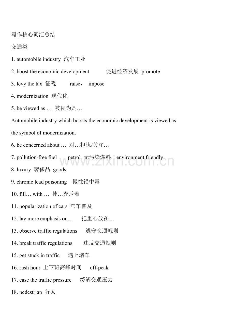 雅思写作核心词汇总结(全).doc_第1页