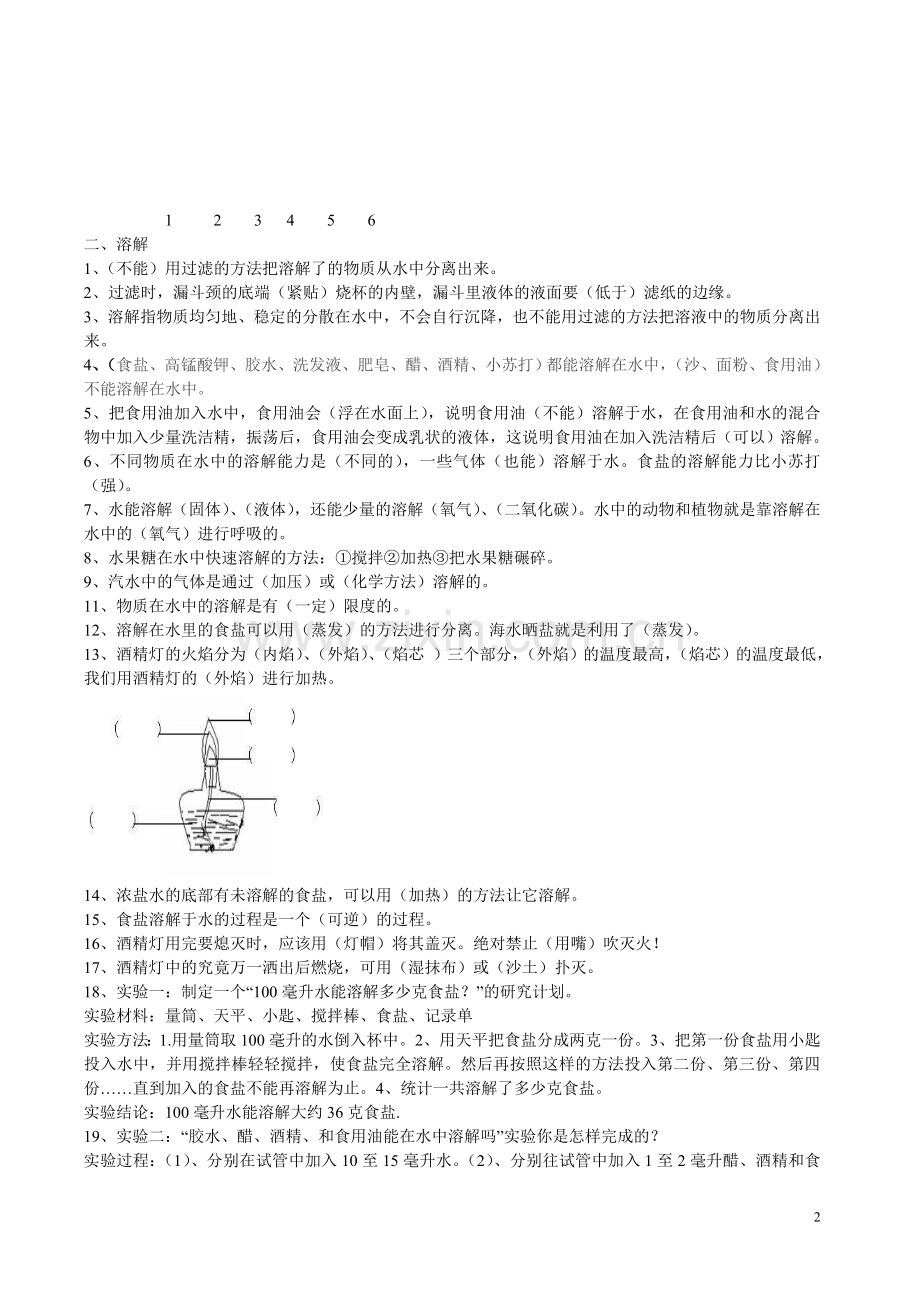 -新教科版四年级科学上册科学知识点(全面).doc_第2页