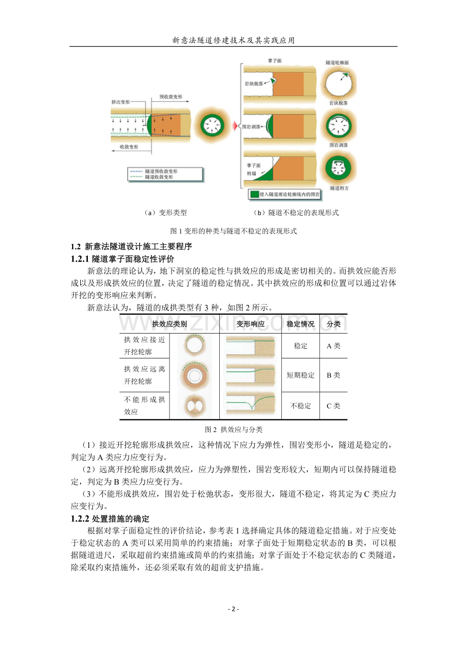 新意法隧道修建技术及其应用研究.doc_第2页