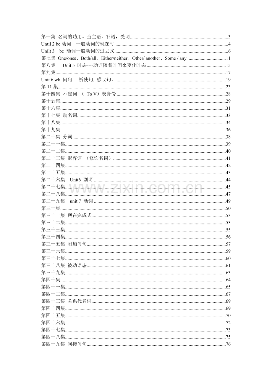 谢孟媛英语初级语法1-60全集新版(超详细).doc_第1页