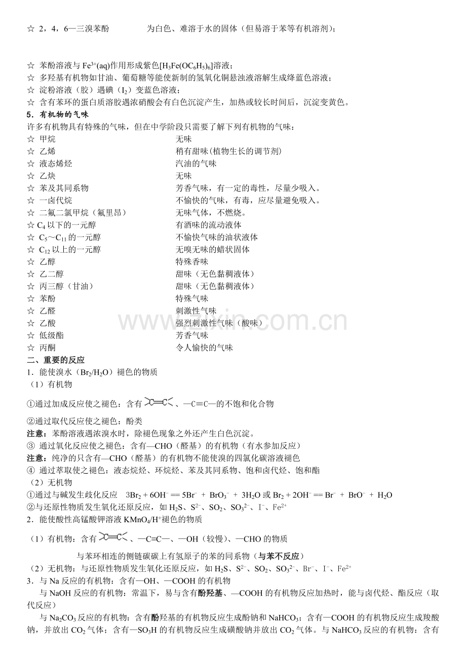 高中有机化学选修5知识点总结.doc_第2页