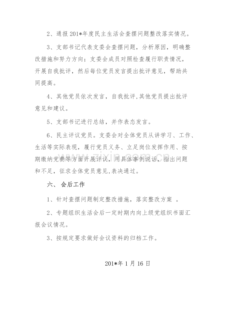 党支部专题组织生活会实施方案-共7页.pdf_第3页