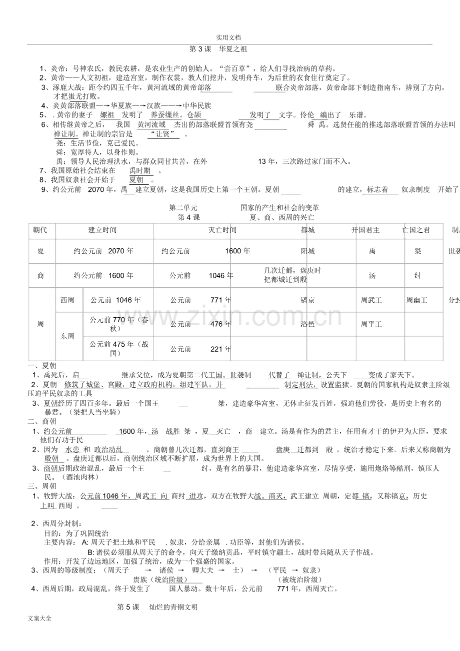 初一历史上册知识点188.pdf_第2页