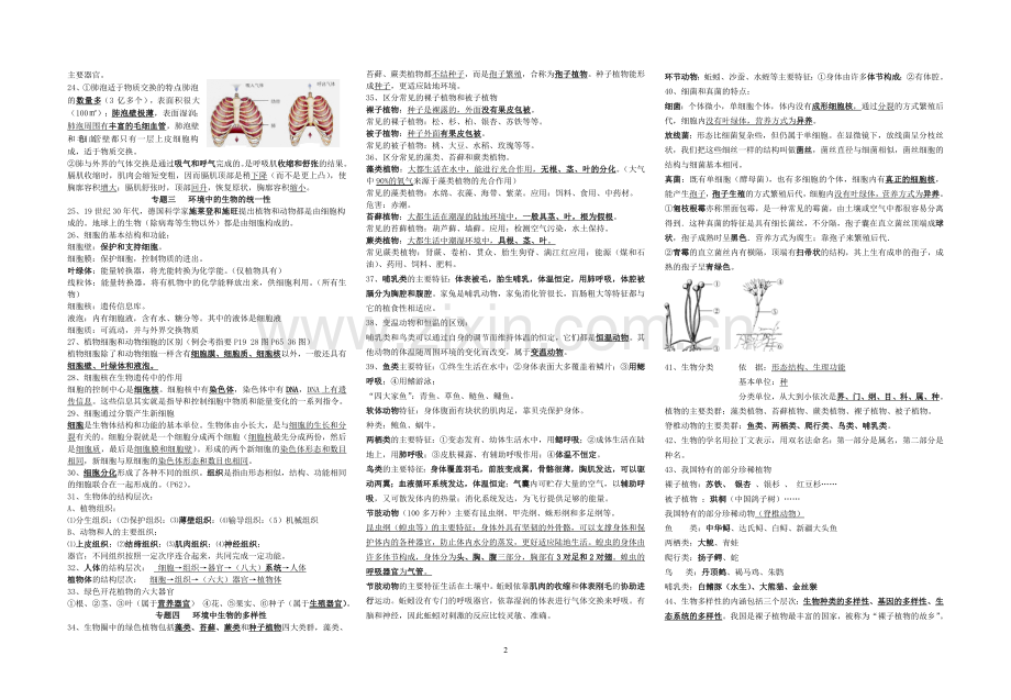 -2016苏州初中生物会考知识点(苏科版).doc_第2页