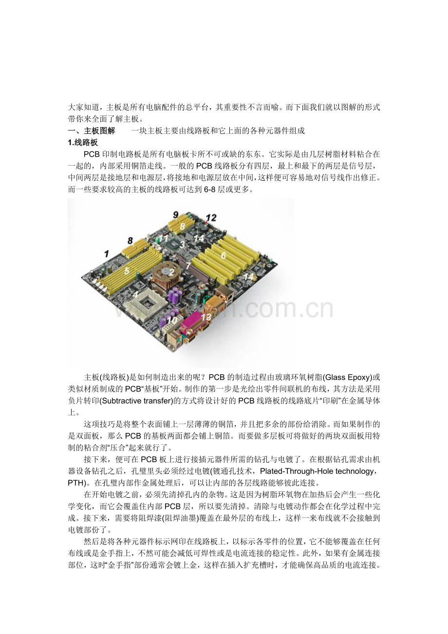 全面讲解电脑主板图文教程.doc_第1页