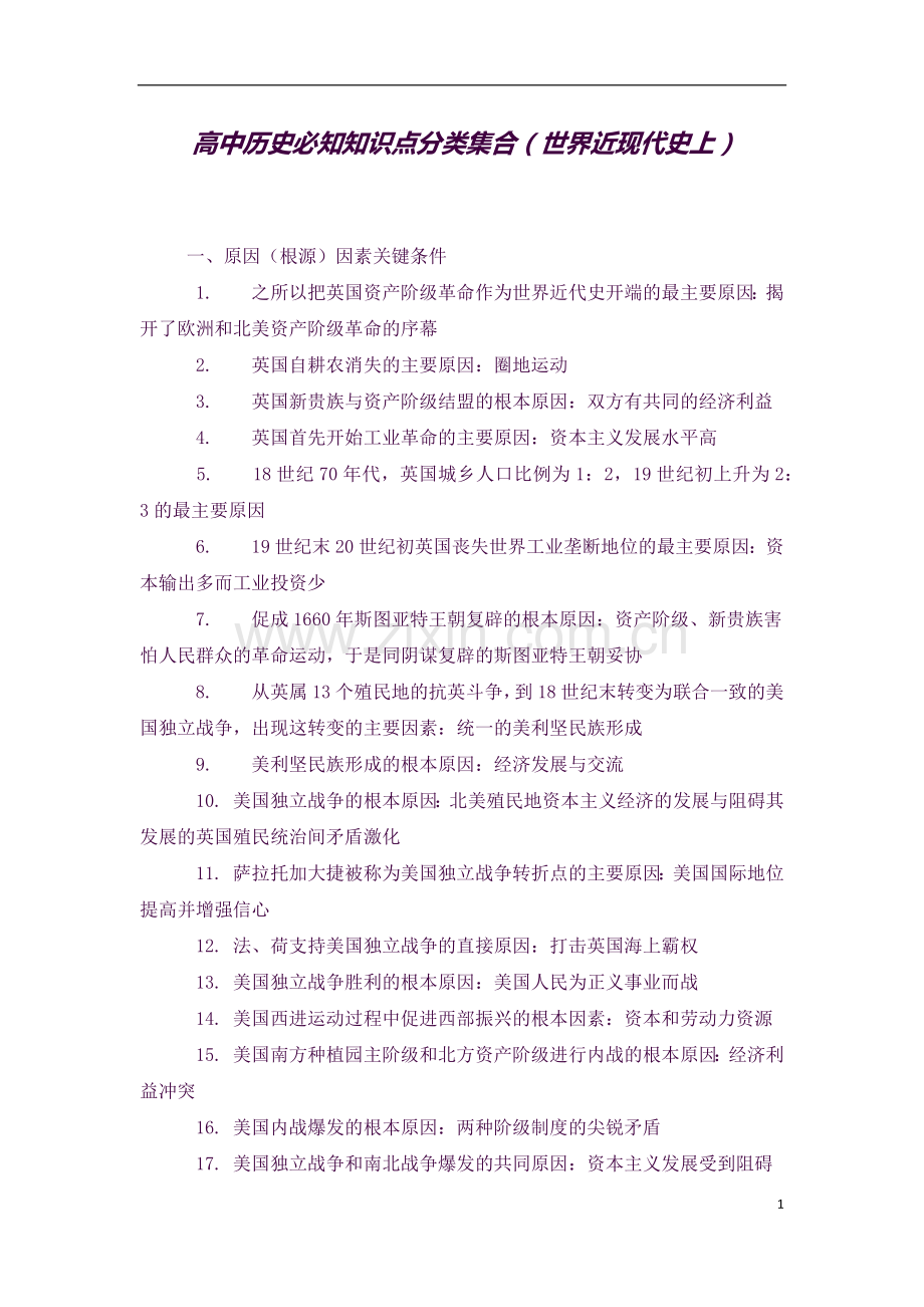 高中历史必知知识点分类集合-.docx_第1页