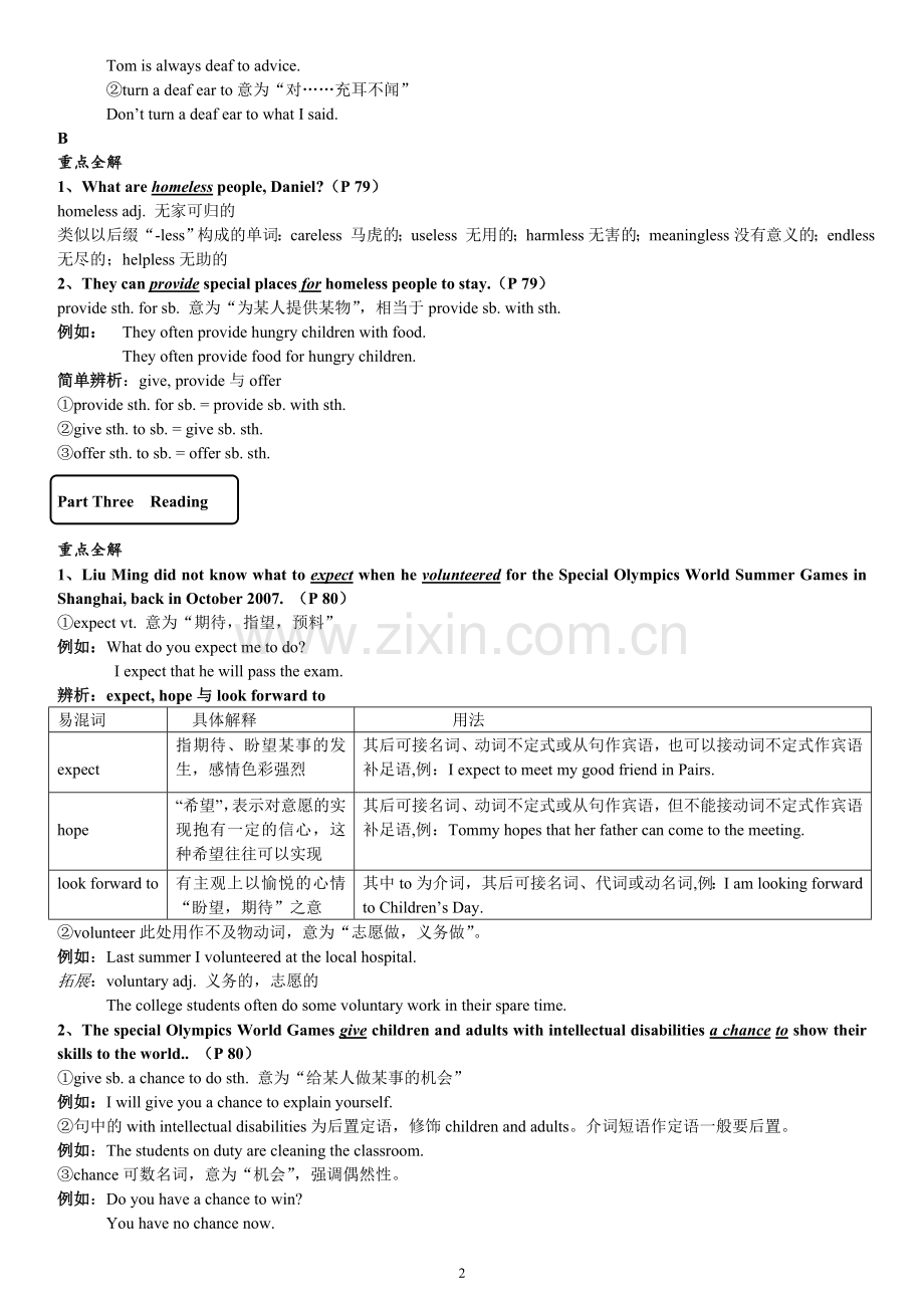 译林版牛津英语八年级下册Unit-6知识点+测试卷.doc_第2页