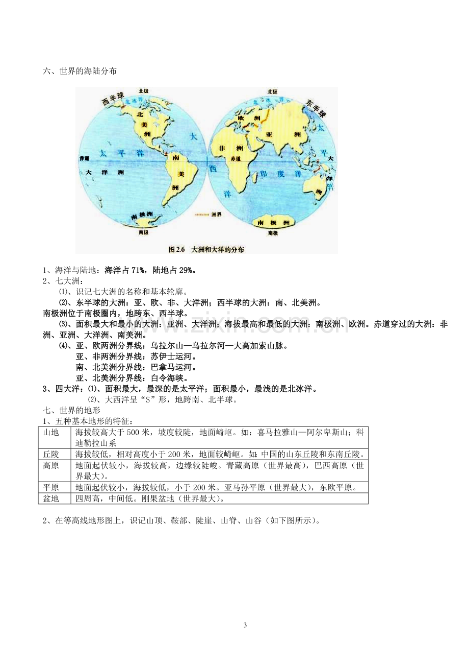 整理湘教版中考地理知识点汇编.doc_第3页