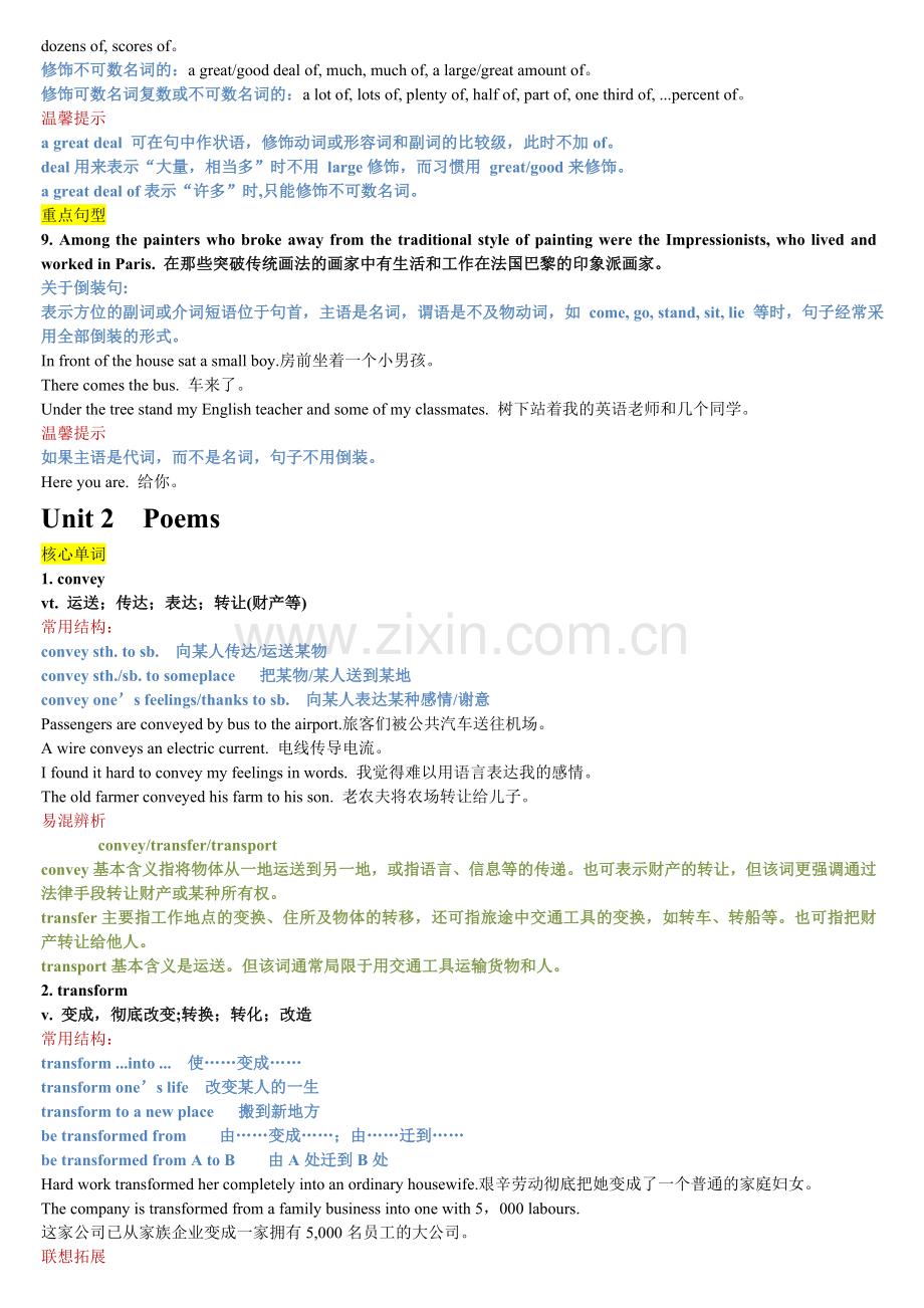 高中英语人教版选修6知识点汇总.doc_第3页