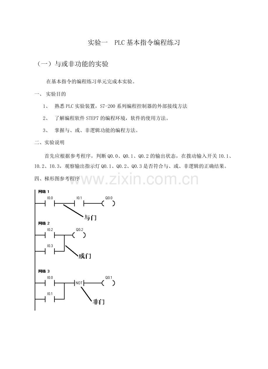 南昌大学PLC实验报告.doc_第3页