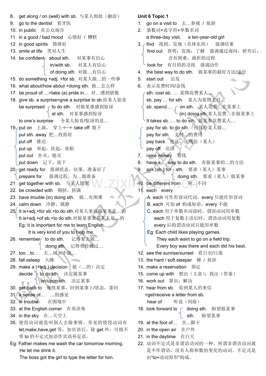 仁爱版八年级英语下册5-6单元知识点总结.doc_第3页