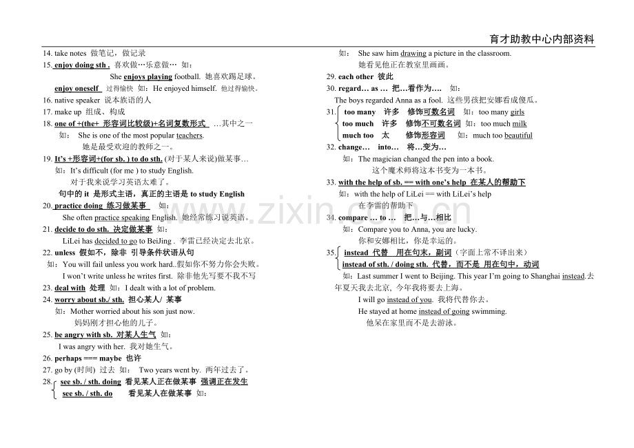 -新目标中考英语九年级全册知识点(新东方内部资料).doc_第2页