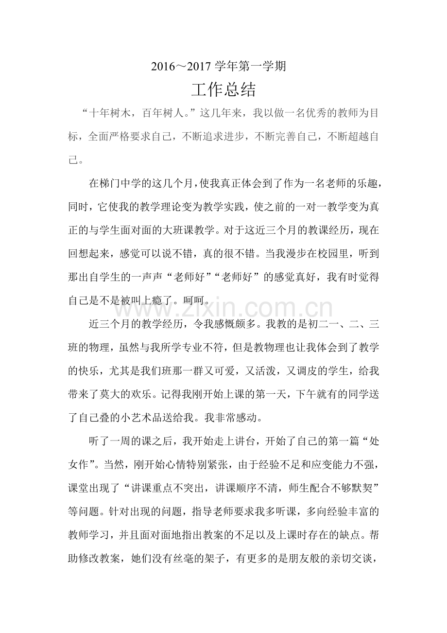 新教师入职个人工作总结.doc_第1页