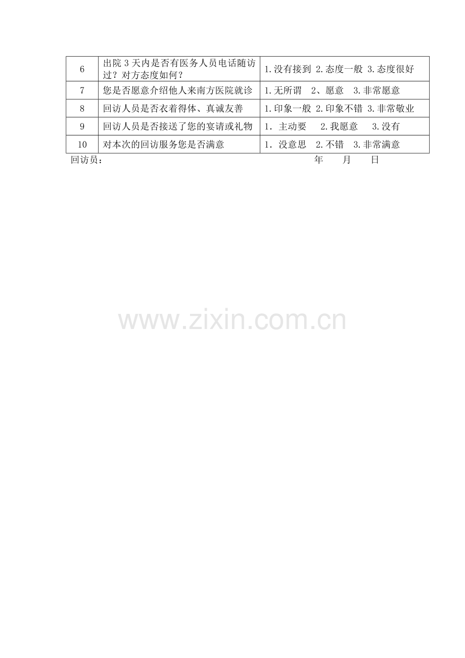 医院问卷调查表.doc_第3页