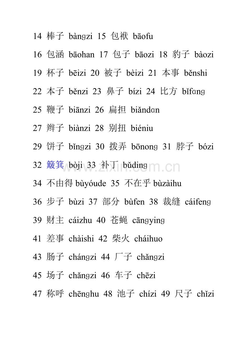 普通话测试必读轻声词语表.doc_第2页