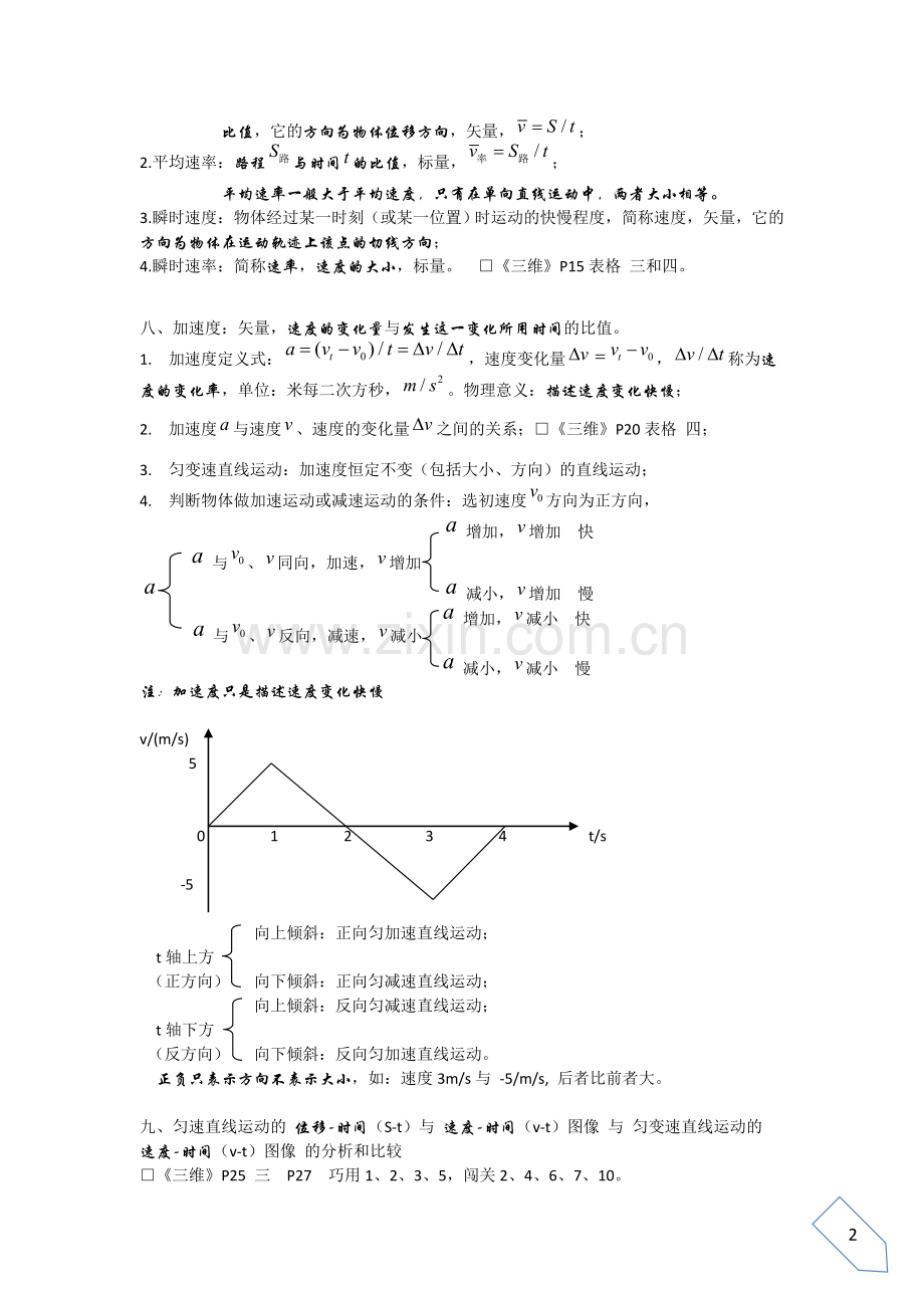 高一物理必修1(粤教版).doc_第2页