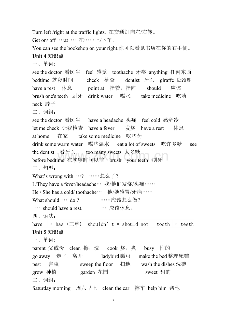 新版译林英语五年级下册知识点整理(2).doc_第3页