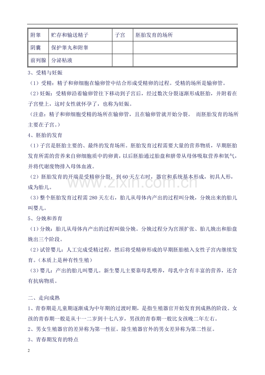 七年级(下)科学第一章重点梳理及习题.doc_第2页