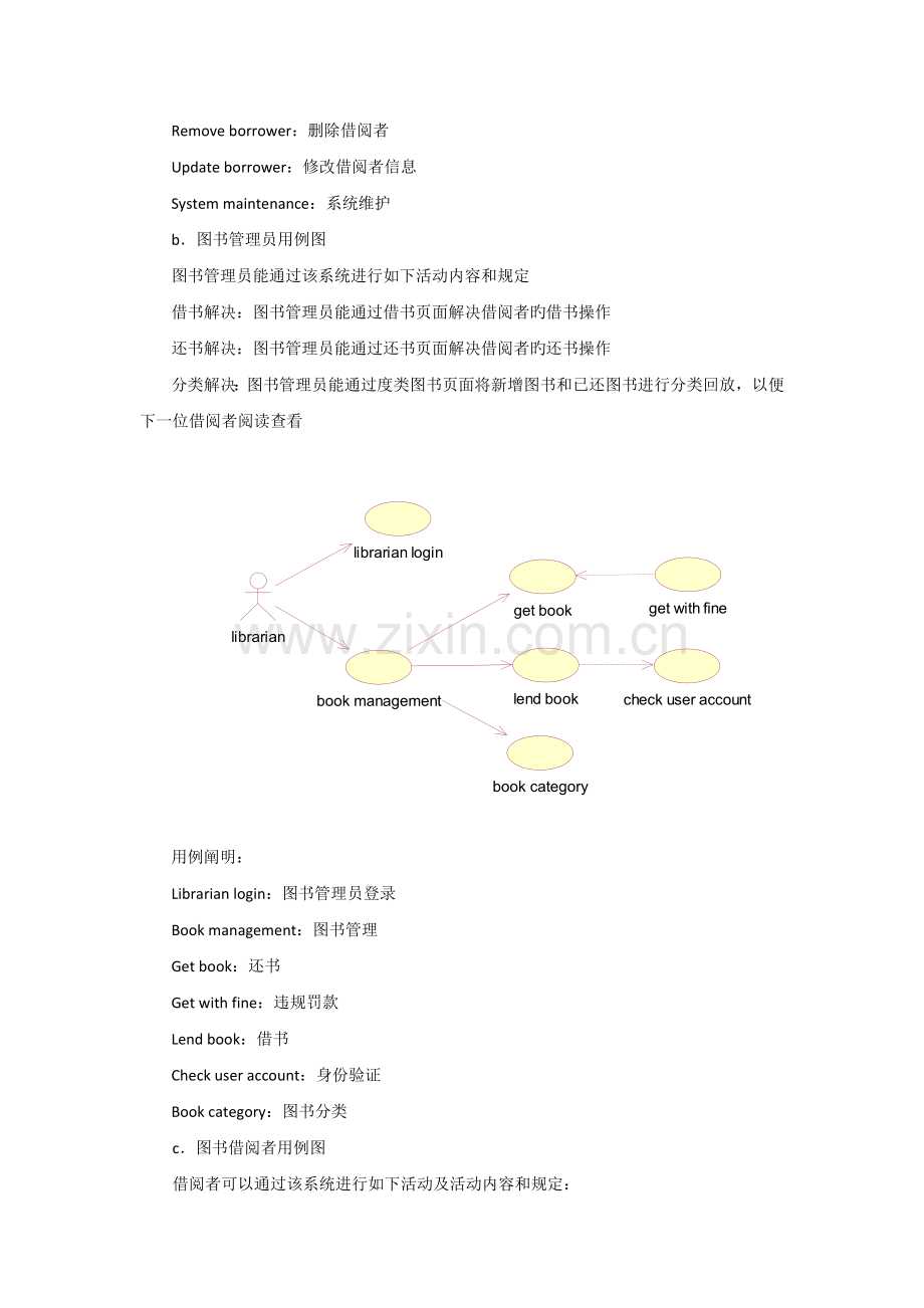 图书管理系统uml用例图.doc_第3页