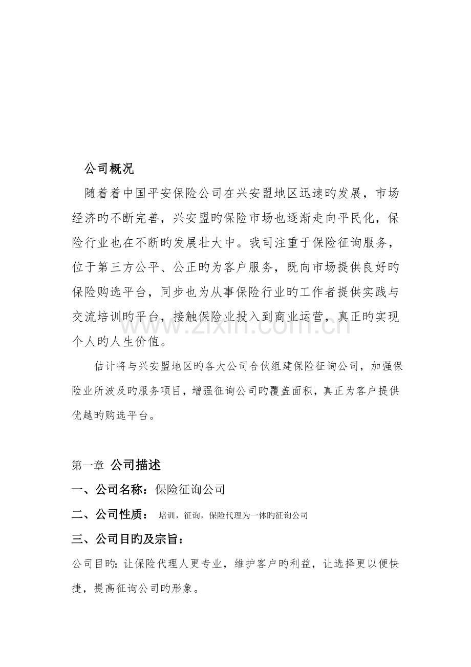 保险咨询公司策划书.doc_第2页