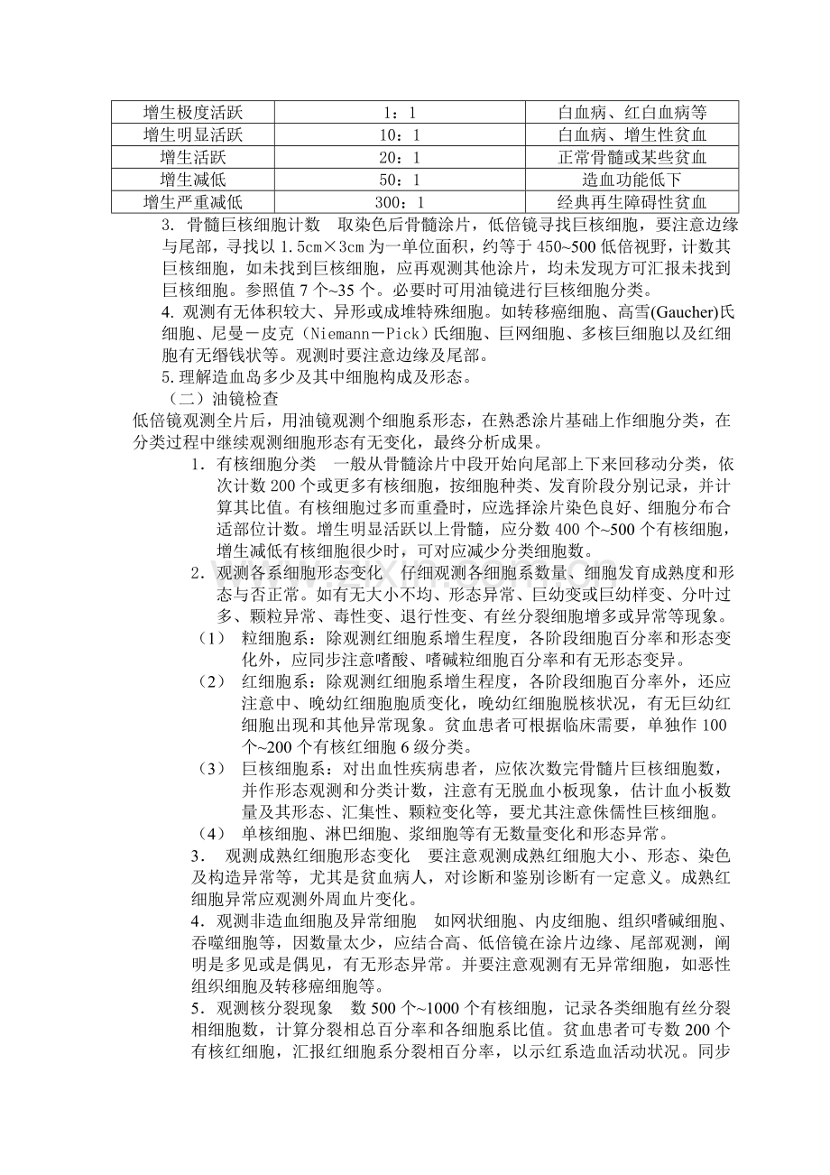 骨髓细胞形态学检查操作流程.doc_第3页